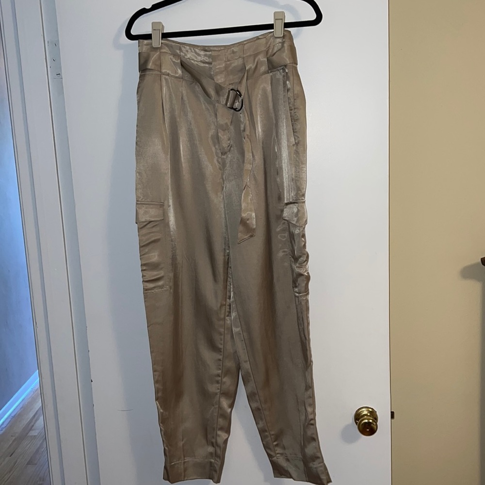 Banana Republic satin utility pant